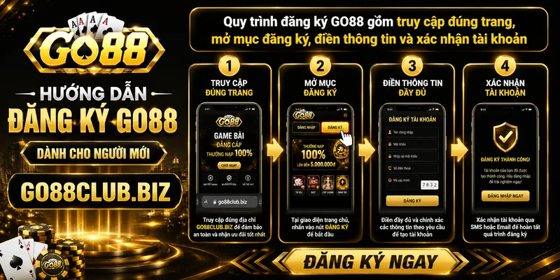 Cách đăng ký GO88 cho người mới