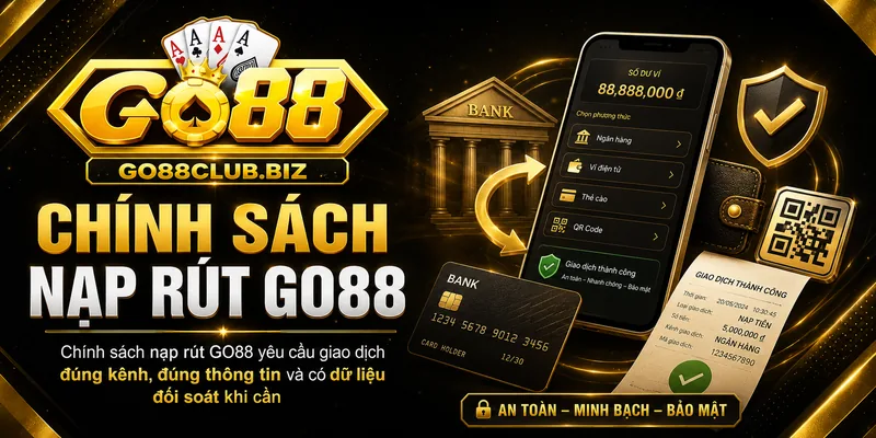 Chính sách nạp rút GO88 an toàn