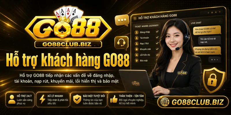 Chính sách hỗ trợ khách hàng GO88